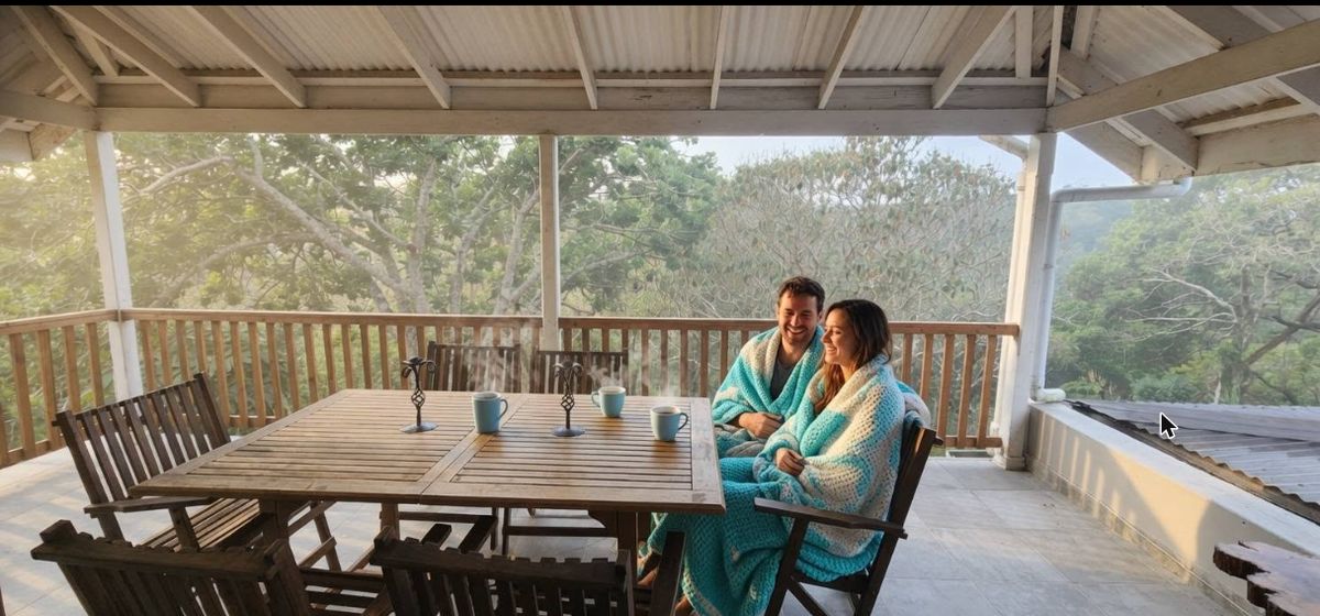 Balcony and verandah at Eagle's Roost